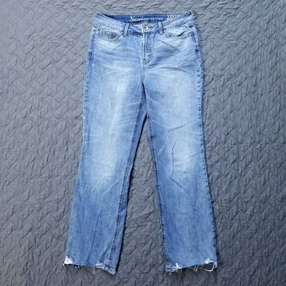 Natural Reflections Jeans Womens Size 4 Blue Vintage Reunión Medium Wash Denim - Picture 1 of 13